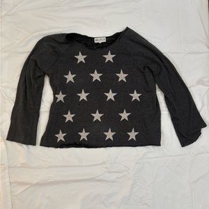 Wildfox star printed sweatshirt